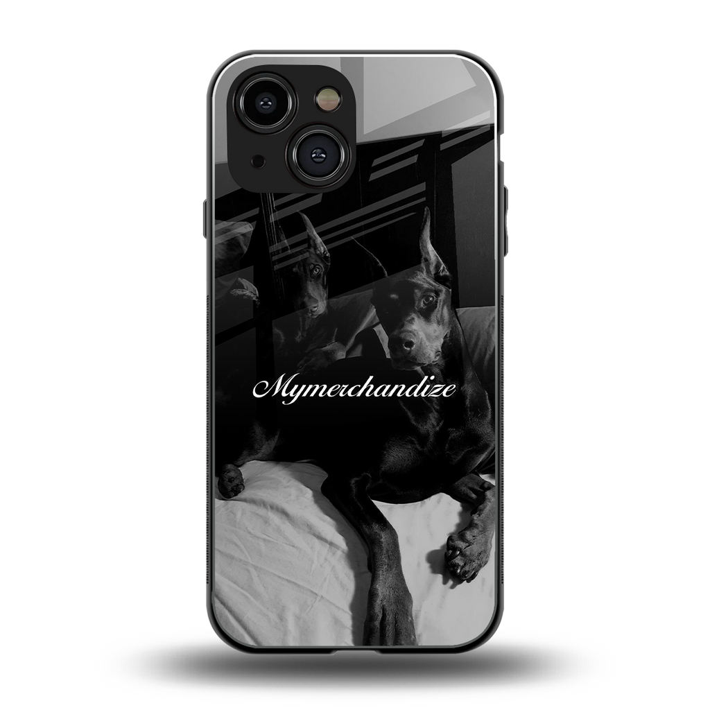 alpha pair back phone cover | glass case for iphone 13 mini