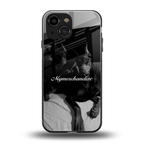 alpha pair back phone cover | glass case for iphone 13 mini