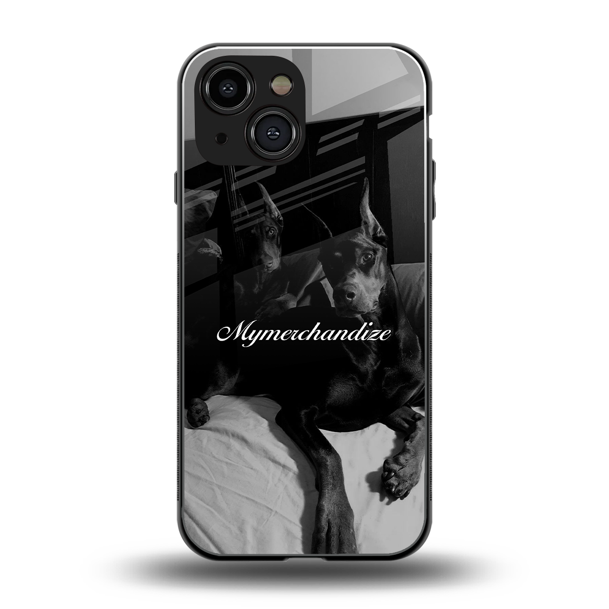 alpha pair back phone cover | glass case for iphone 13 mini