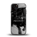 alpha pair back phone cover | glass case for iphone 13