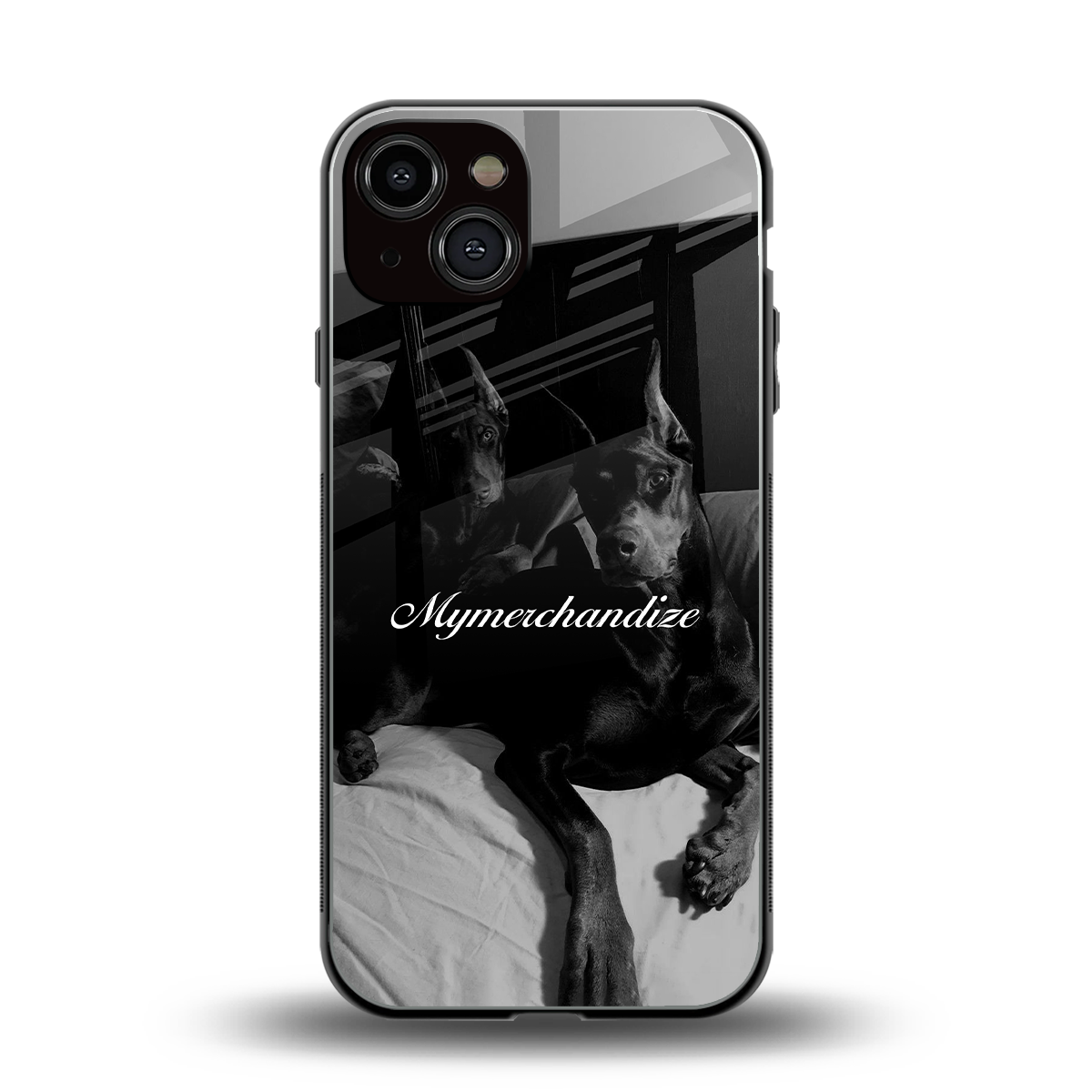 alpha pair back phone cover | glass case for iphone 13