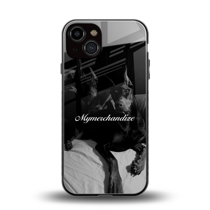 alpha pair back phone cover | glass case for iphone 13