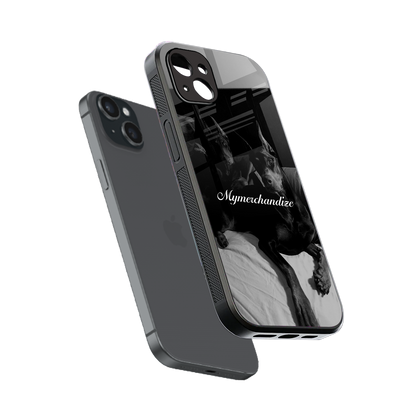 alpha pair back phone cover | glass case for iphone 15 plus