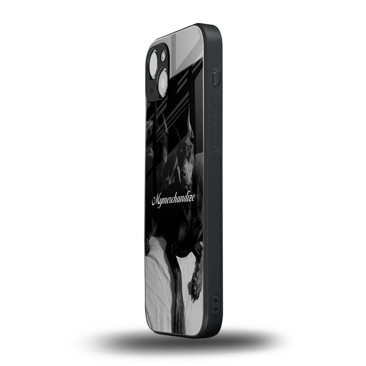 alpha pair back phone cover | glass case for iphone 14 plus