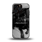 alpha pair back phone cover | glass case for iphone 15 pro