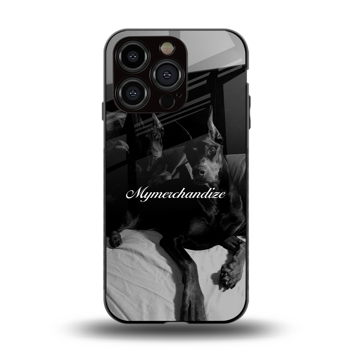 alpha pair back phone cover | glass case for iphone 15 pro