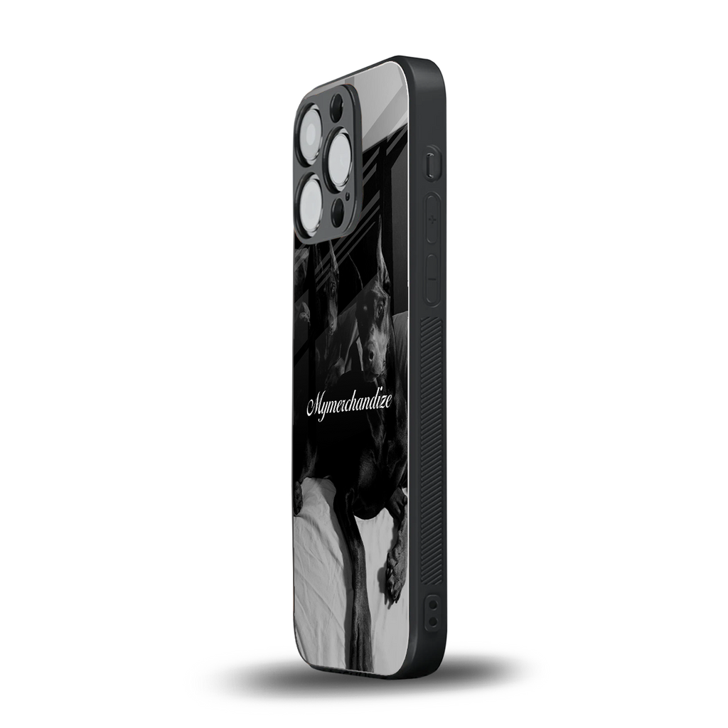 alpha pair back phone cover | glass case for iphone 15 pro