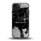 alpha pair back phone cover | glass case for iphone 15