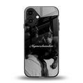 alpha pair back phone cover | glass case for iphone 16 plus