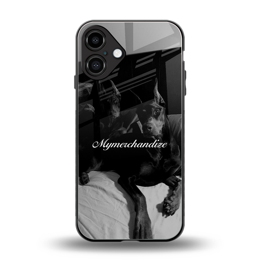 alpha pair back phone cover | glass case for iphone 16 plus