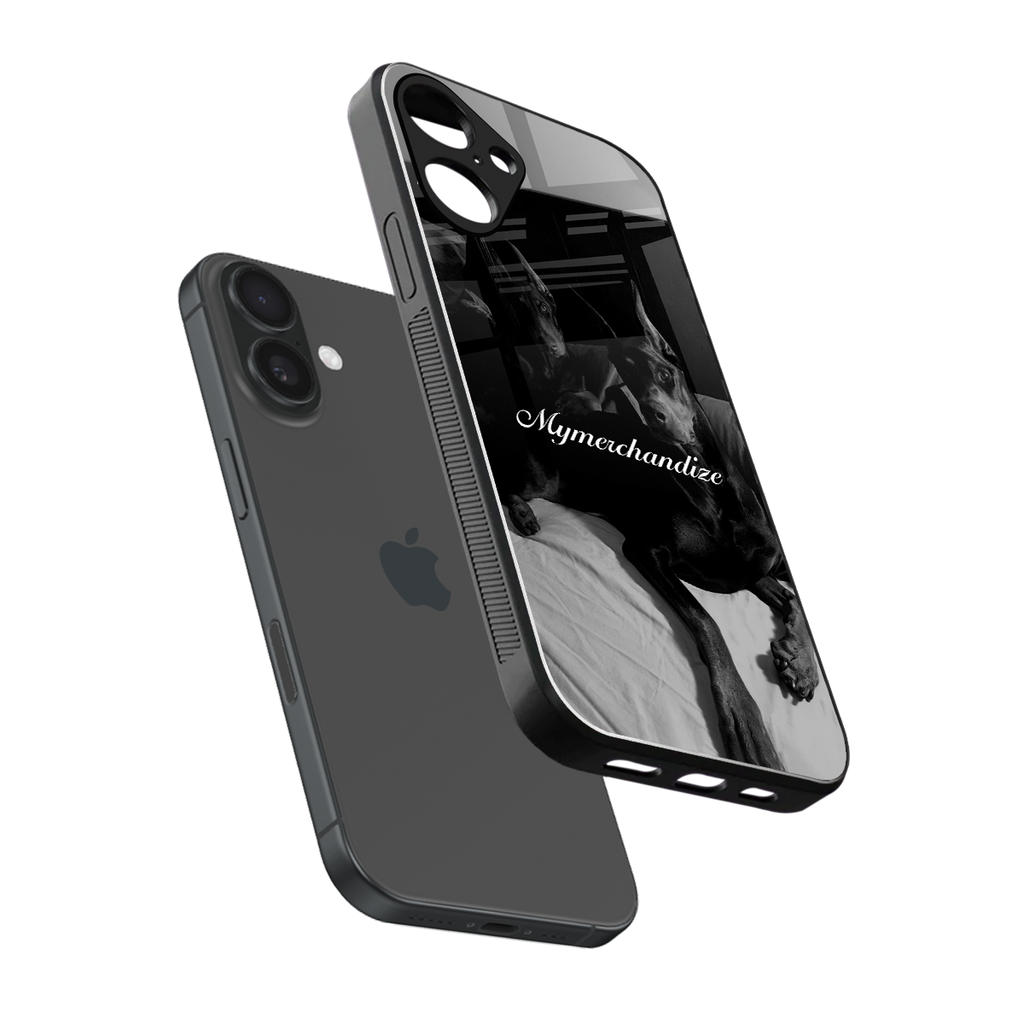 alpha pair back phone cover | glass case for iphone 16 plus