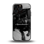 alpha pair back phone cover | glass case for iphone 16 pro max