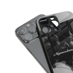 alpha pair back phone cover | glass case for iphone 14 plus