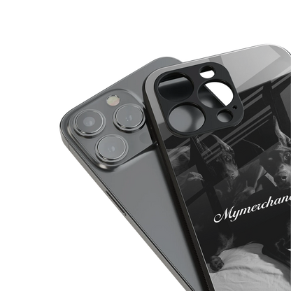 alpha pair back phone cover | glass case for iphone 14 pro max