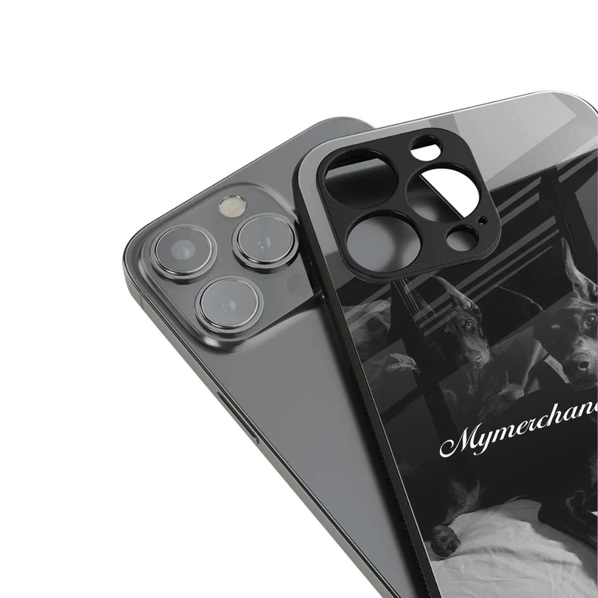 alpha pair back phone cover | glass case for iphone 15 plus