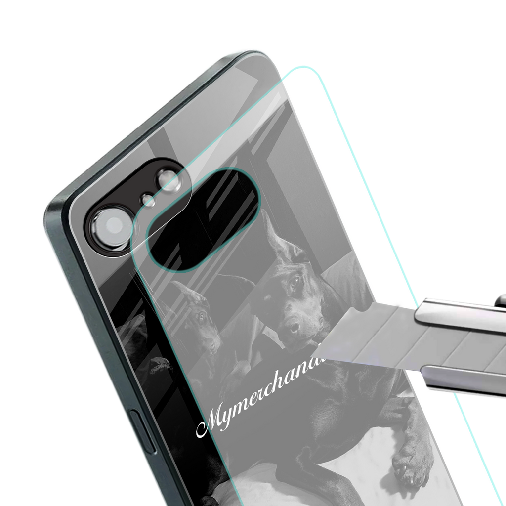 alpha pair back phone cover | glass case for iphone 16e