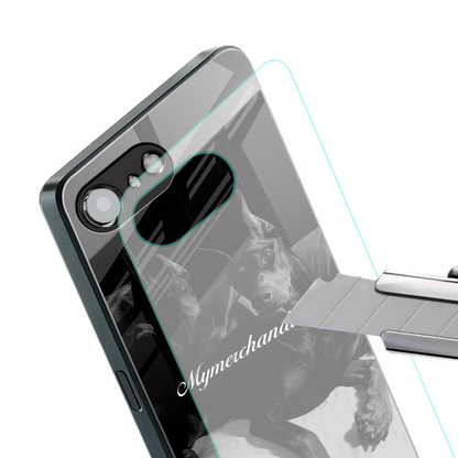 alpha pair back phone cover | glass case for iphone 16e