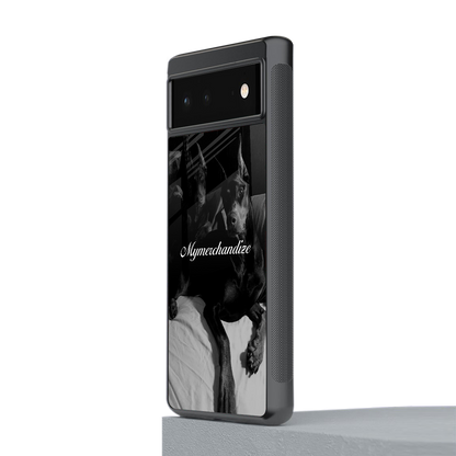 alpha pair back phone cover | glass case for Google Pixel 6A
