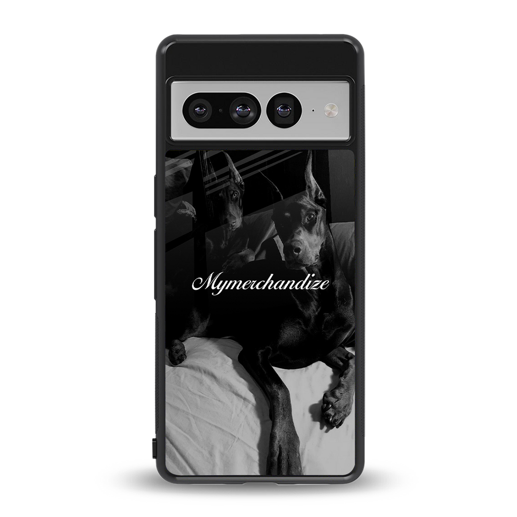 alpha pair back phone cover | glass case for google pixel 7 pro