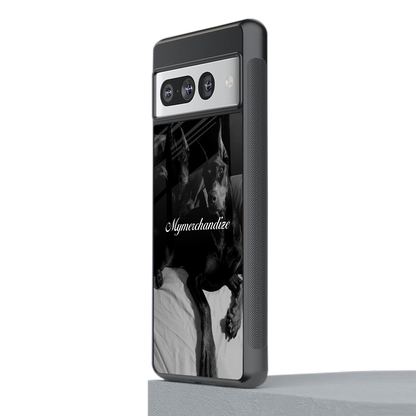 alpha pair back phone cover | glass case for google pixel 7 pro
