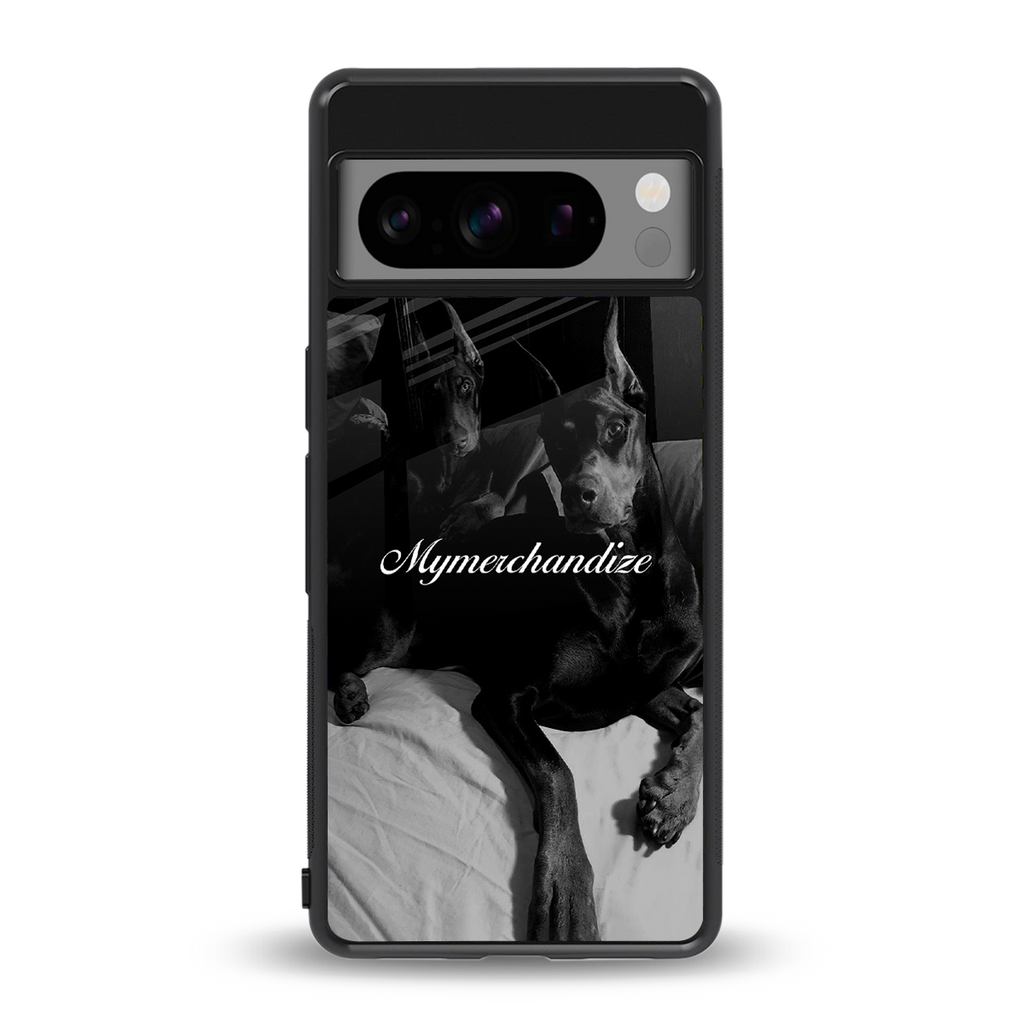 alpha pair back phone cover | glass case for google pixel 8 pro