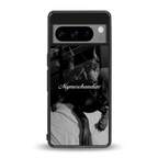 alpha pair back phone cover | glass case for google pixel 8 pro