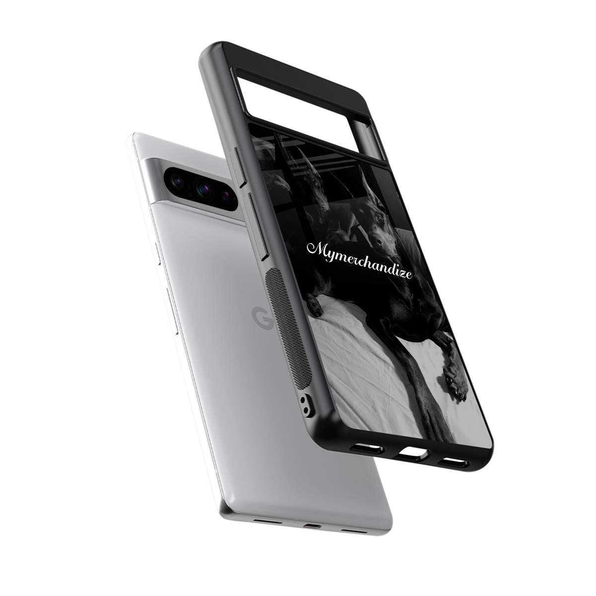 alpha pair back phone cover | glass case for google pixel 8 pro