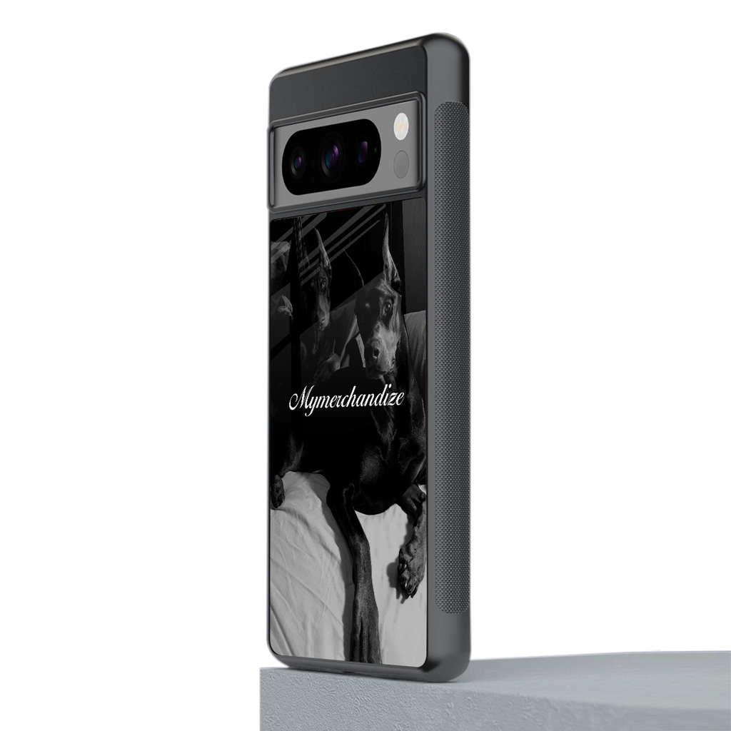 alpha pair back phone cover | glass case for google pixel 8 pro