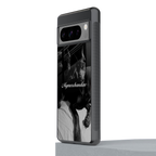 alpha pair back phone cover | glass case for google pixel 8 pro