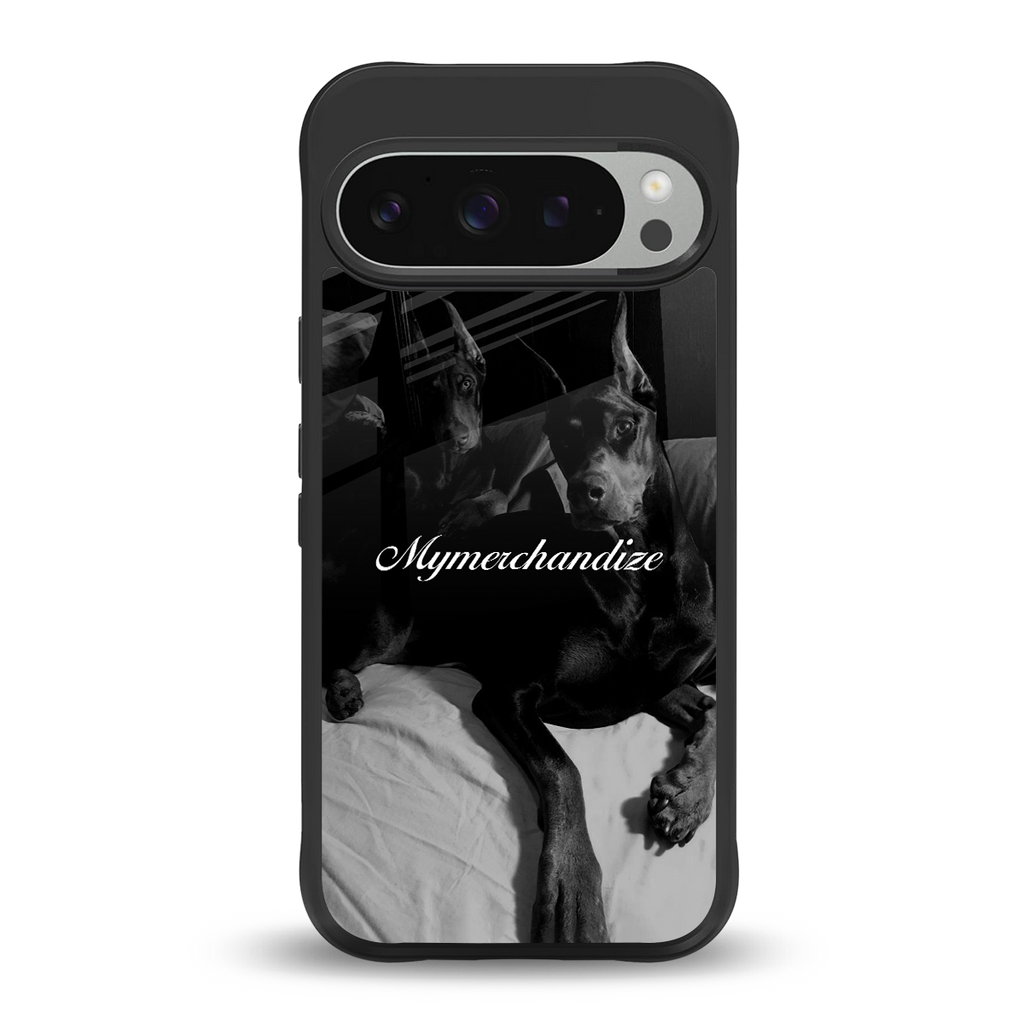 alpha pair back phone cover | glass case for google pixel 9 pro xl