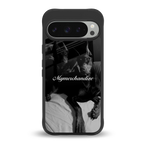 alpha pair back phone cover | glass case for google pixel 9 pro xl