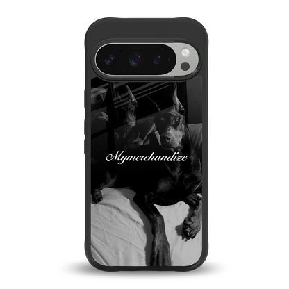 alpha pair back phone cover | glass case for google pixel 9 pro xl