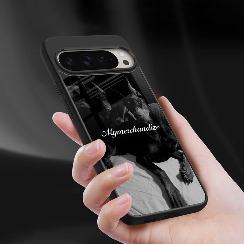 alpha pair back phone cover | glass case for google pixel 9 pro xl