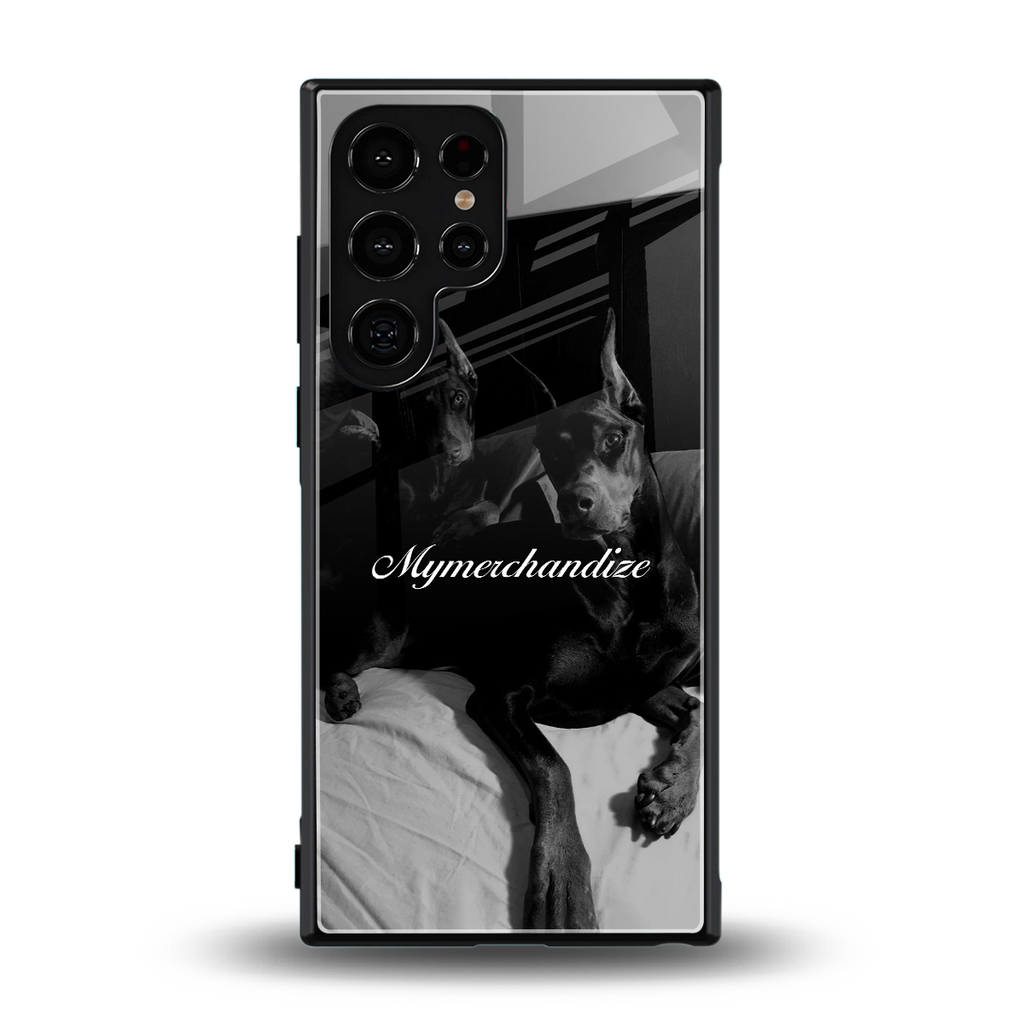 alpha pair back phone cover | glass case for samsung galaxy s23 ultra