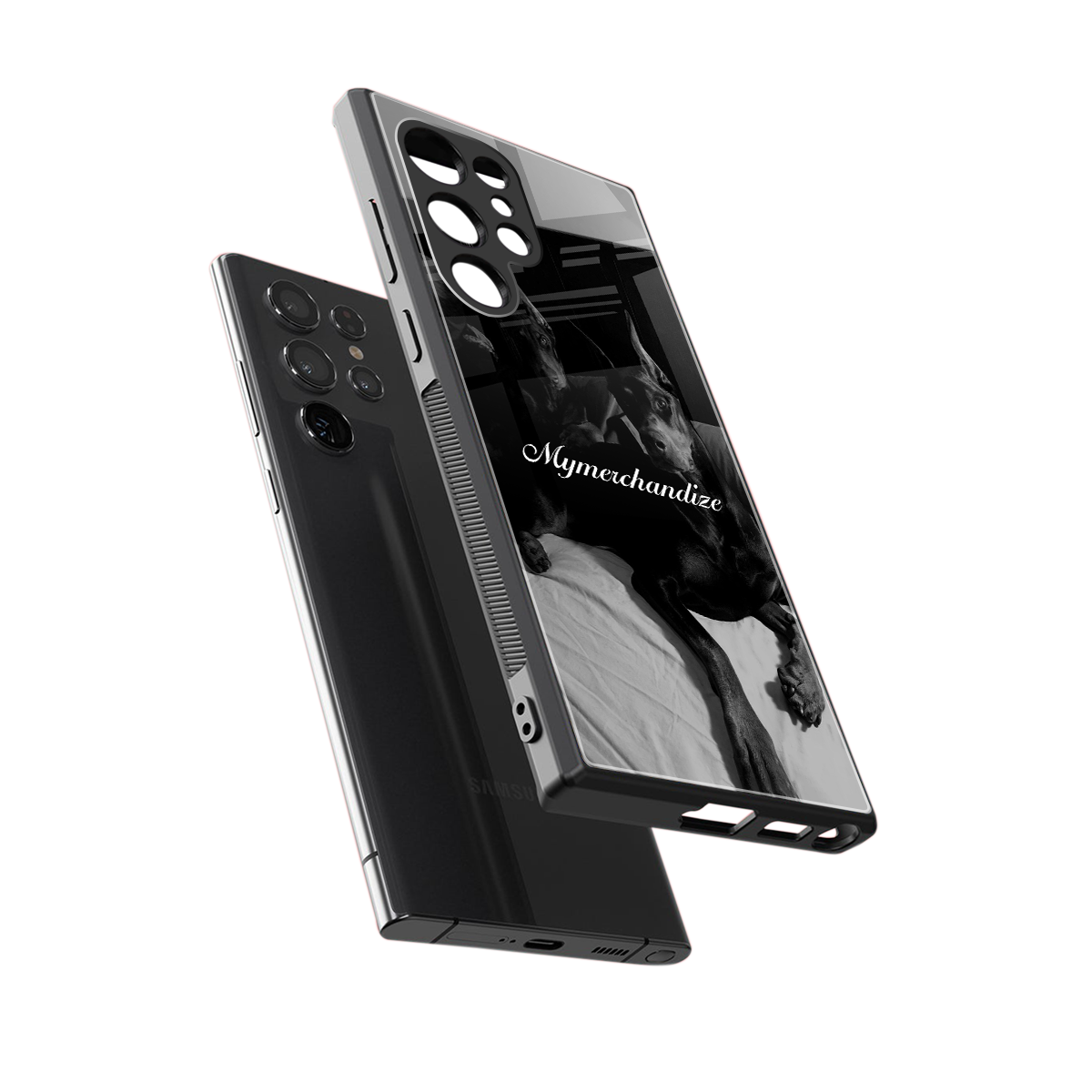 alpha pair back phone cover | glass case for samsung galaxy s23 ultra