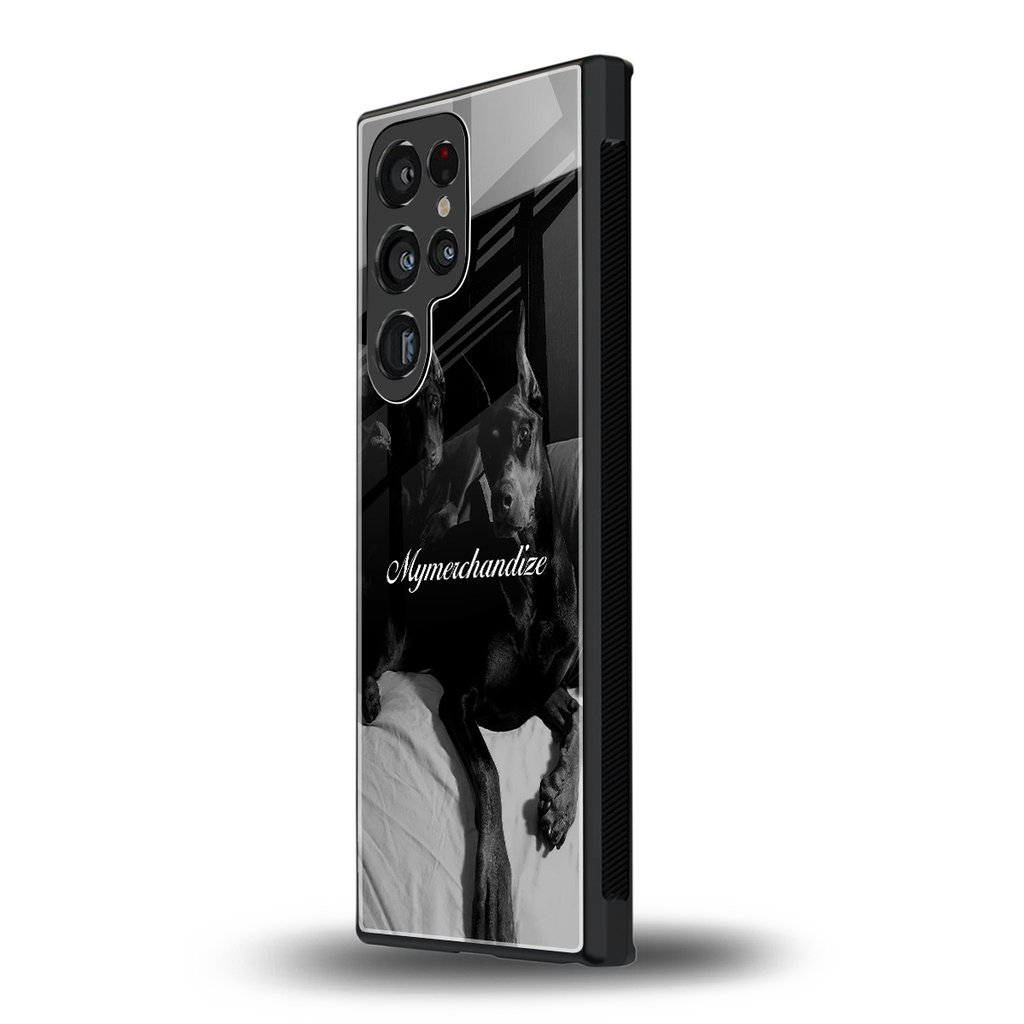 alpha pair back phone cover | glass case for samsung galaxy s23 ultra