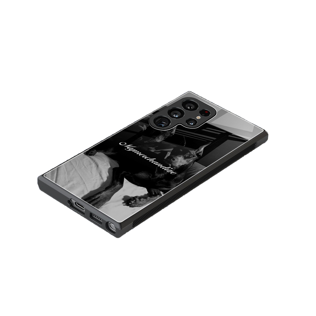 alpha pair back phone cover | glass case for samsung galaxy s23 ultra