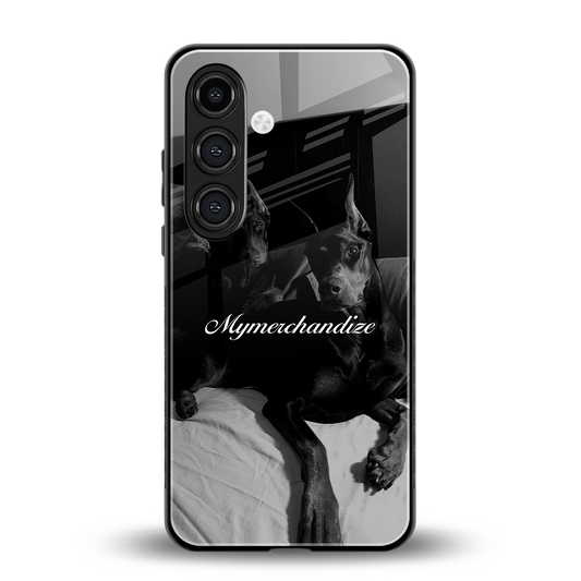 alpha pair back phone cover | glass case for samsung galaxy s23 plus
