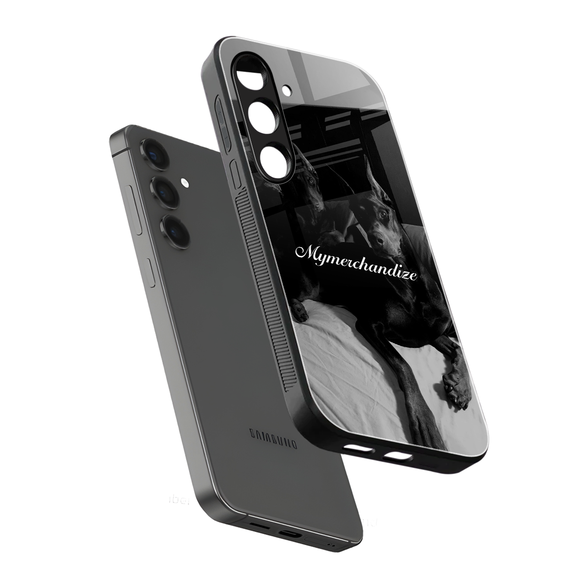 alpha pair back phone cover | glass case for samsung galaxy s23 plus