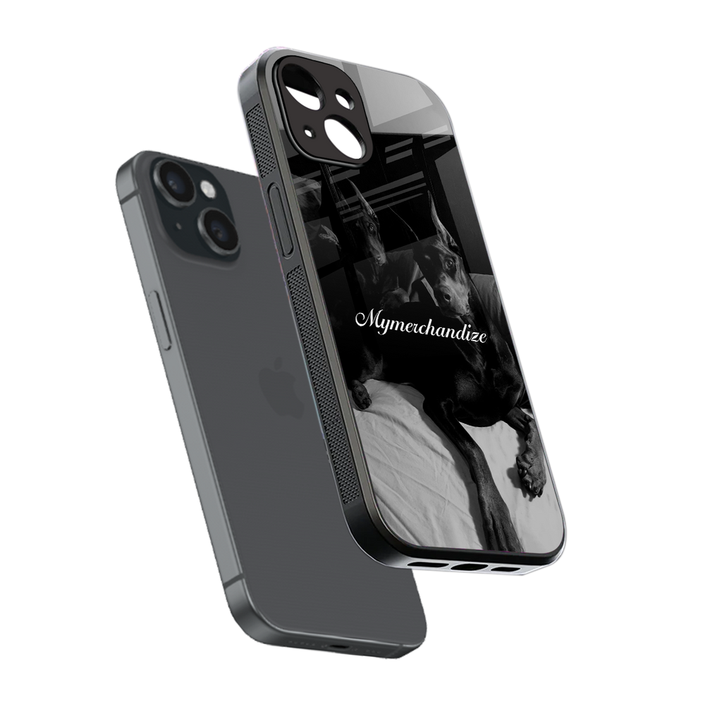 alpha pair back phone cover | glass case for iphone 15