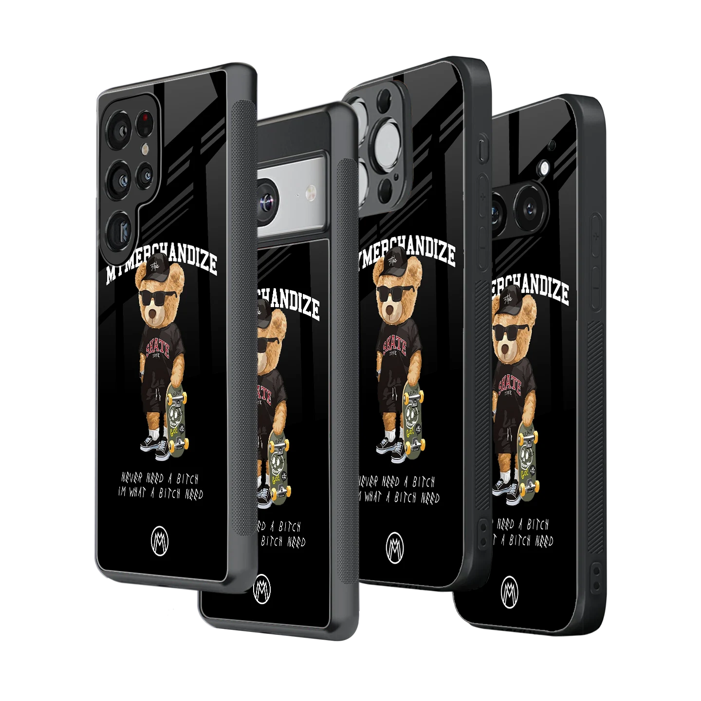 Stylish Glass Back Case for All Smartphones – iPhone, Samsung, OnePlus, Pixel, Redmi, Oppo, Vivo, Motorola