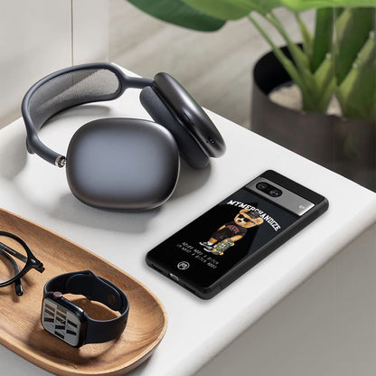 alpha bear back phone cover | glass case for google pixel 9 pro