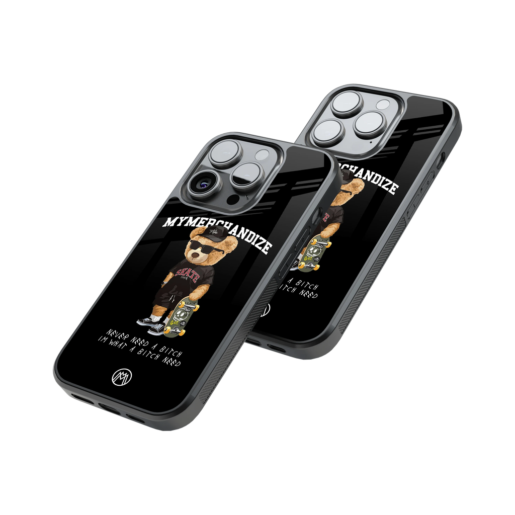 Protective Glass Back Phone Case Compatible with iPhone, Samsung, OnePlus, Pixel & More