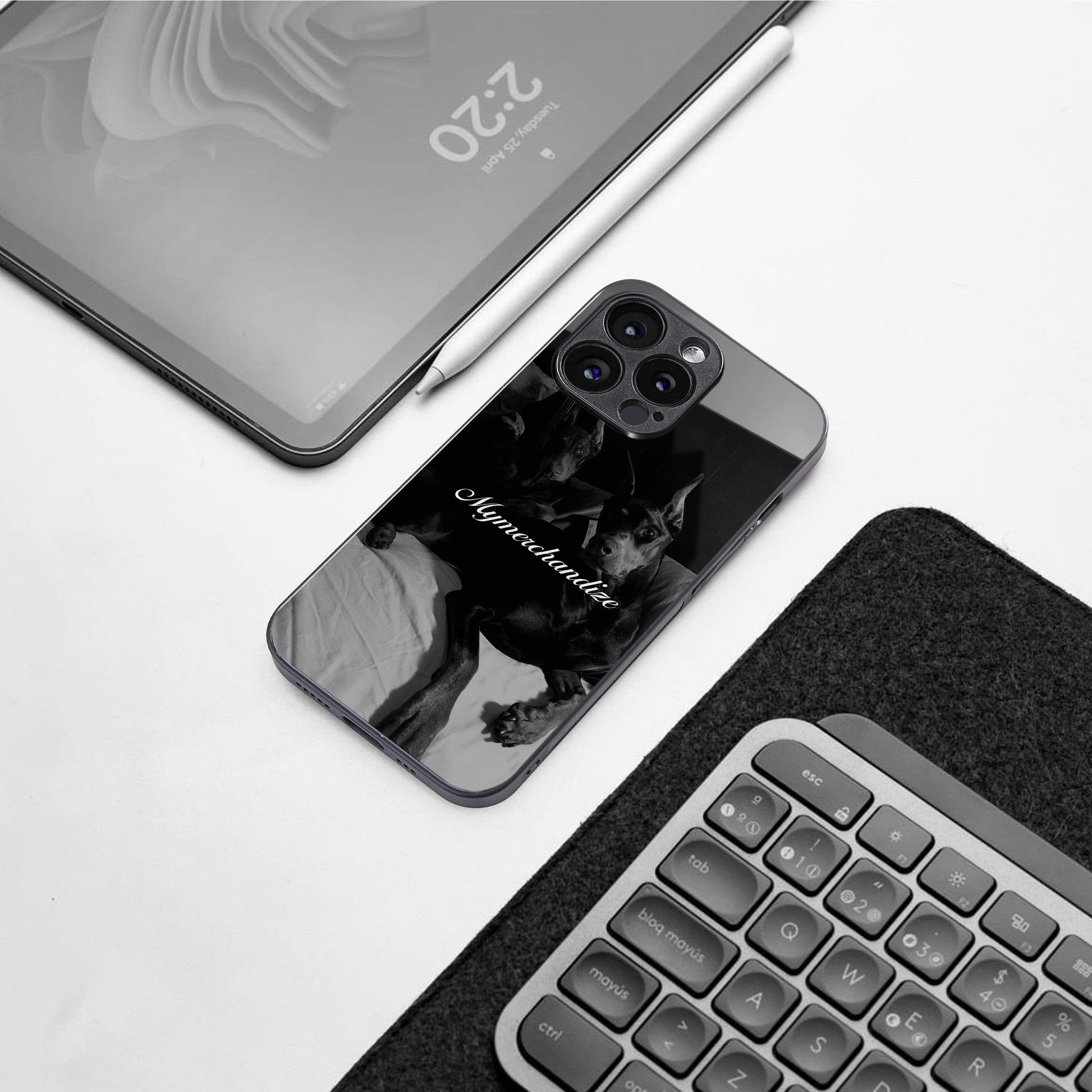 alpha pair back phone cover | glass case for Google Pixel 8