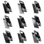 Durable Glass Back Mobile Case for iPhone, Samsung, OnePlus, Google Pixel, Redmi, Vivo, Oppo