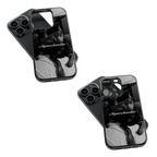 Trendy Glass Back Mobile Case for iPhone, Samsung, Redmi, OnePlus, Google Pixel, Motorola