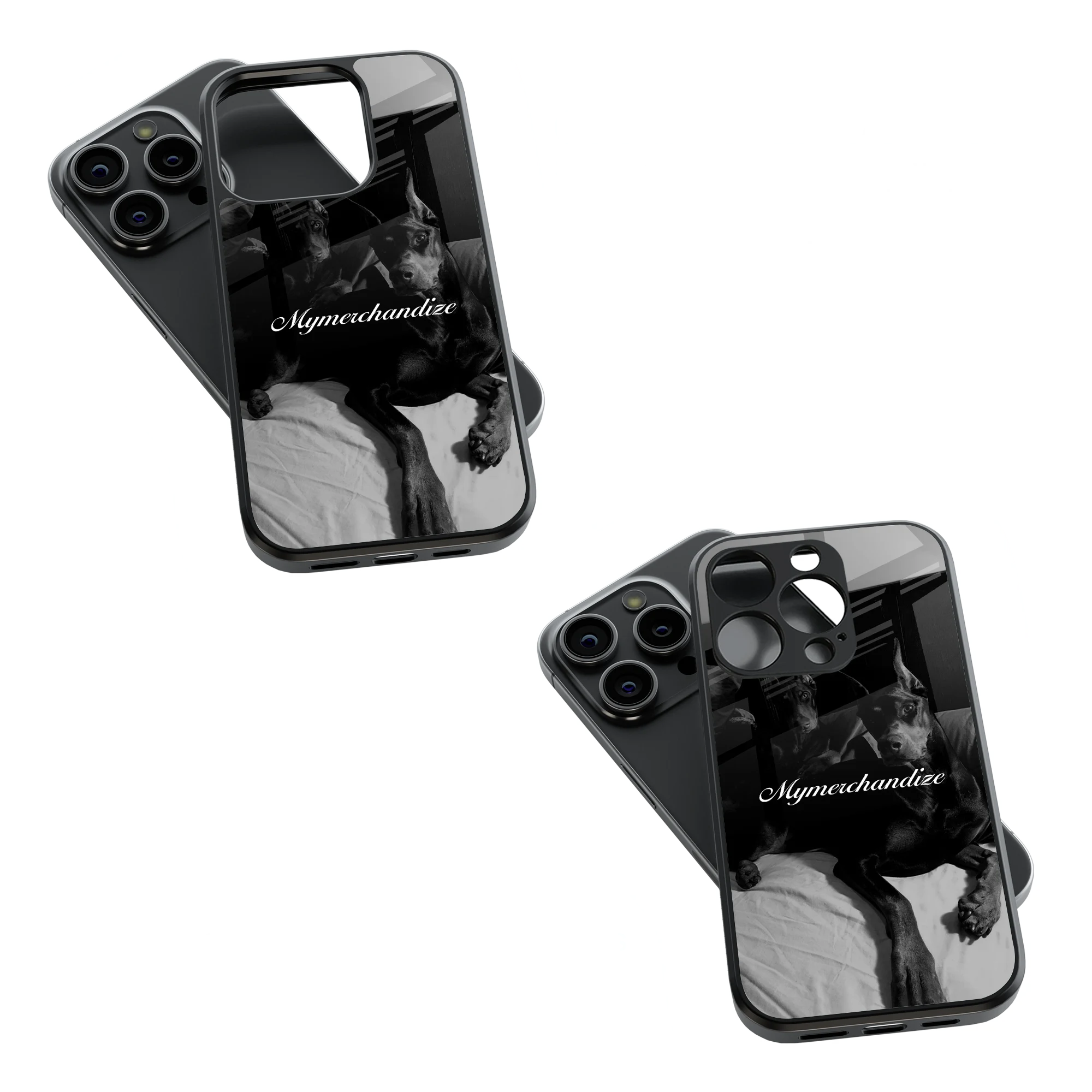 Trendy Glass Back Mobile Case for iPhone, Samsung, Redmi, OnePlus, Google Pixel, Motorola