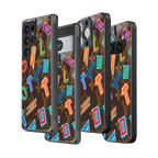 Stylish Glass Back Case for All Smartphones iPhone, Samsung, OnePlus, Pixel, Redmi, Oppo, Vivo, Motorola