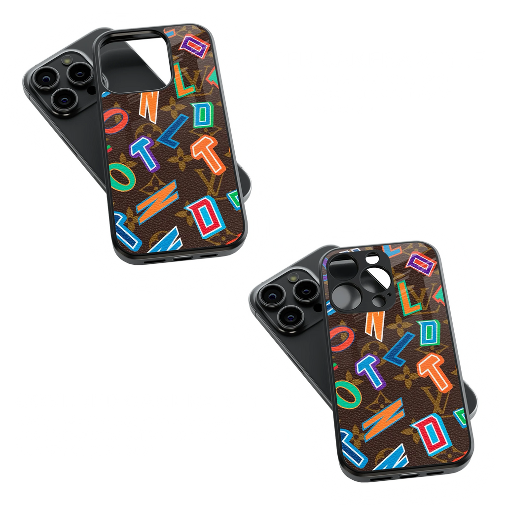 Trendy Glass Back Mobile Case for iPhone, Samsung, Redmi, OnePlus, Google Pixel, Motorola