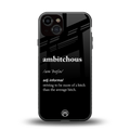 ambitchous back phone cover | glass case for iphone 13